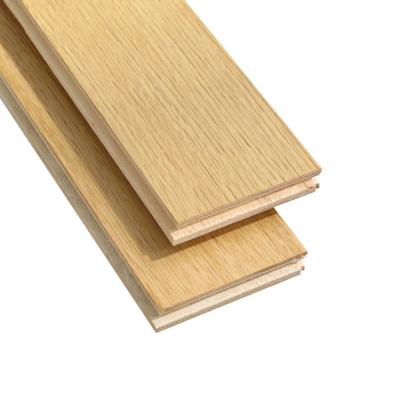 Beige Oak Laminate Plank Flooring Scratch Resistant Click Lock Laminate Floor