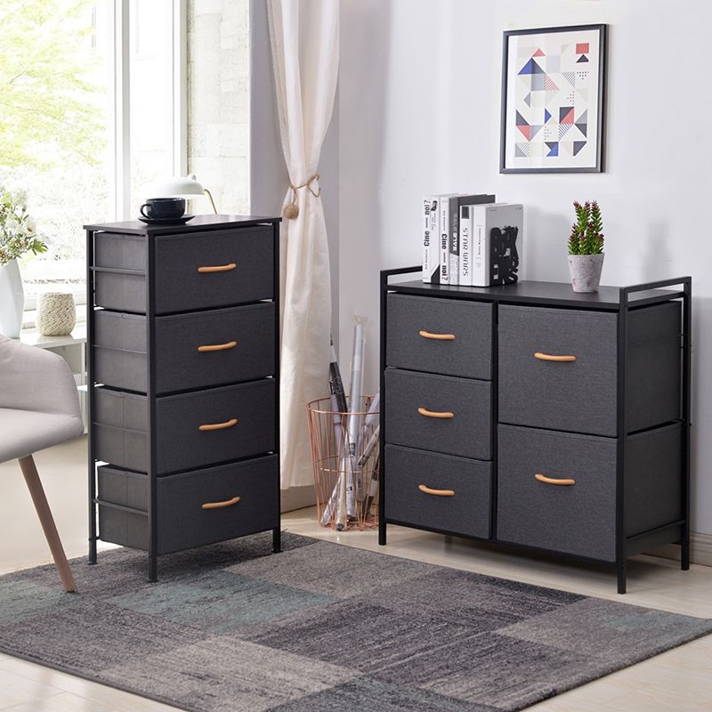 Contemporary Chest with Metal Legs Chest with Drawers for Bedroom