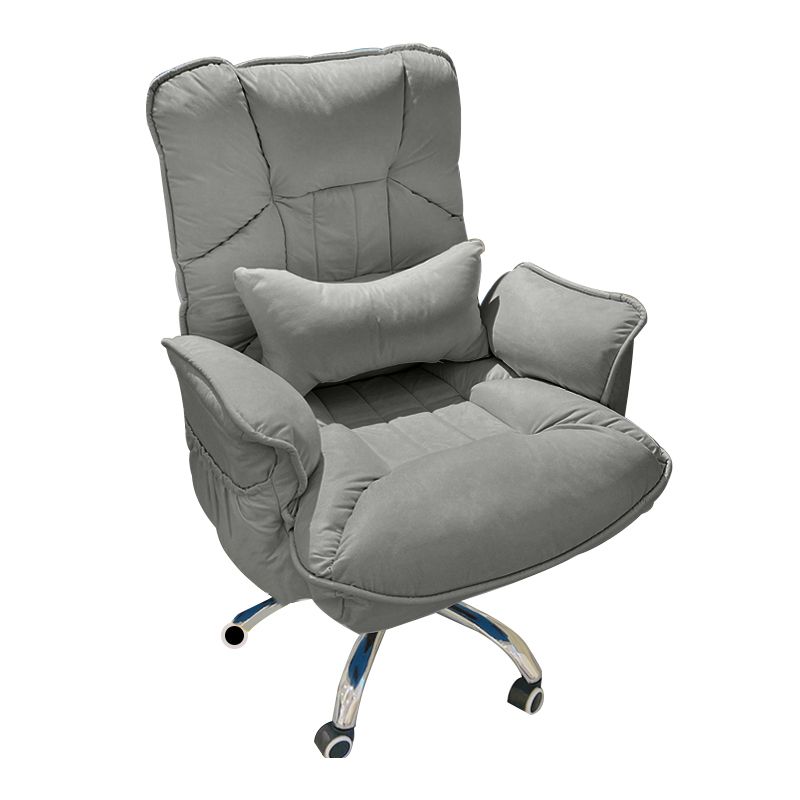 Modern Office Chair No Distressing Adjustable Seat Height Swivel Chair with Wheels