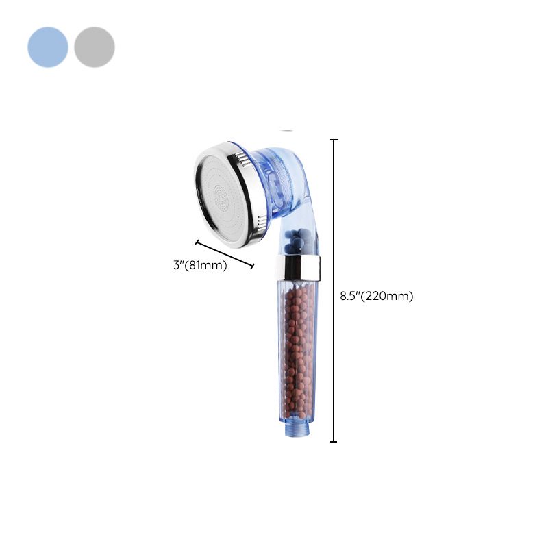 Bathroom Shower Head Plastic Water Filtration Round Handheld Shower Head