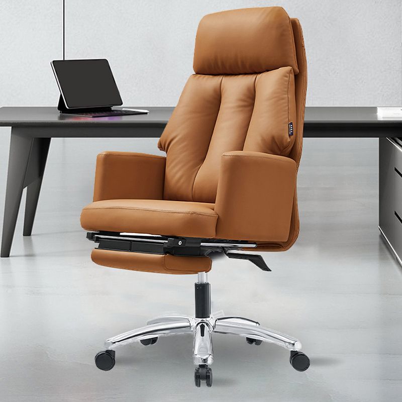 Metal Frame Contemporary Office Chair Executive Ergonomic Computer Chair