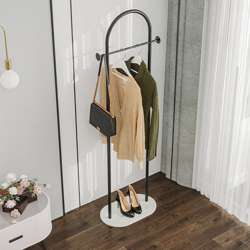 Glam Metallic Coat Hanger U-Shape Free Standing Coat Rack for Bedroom