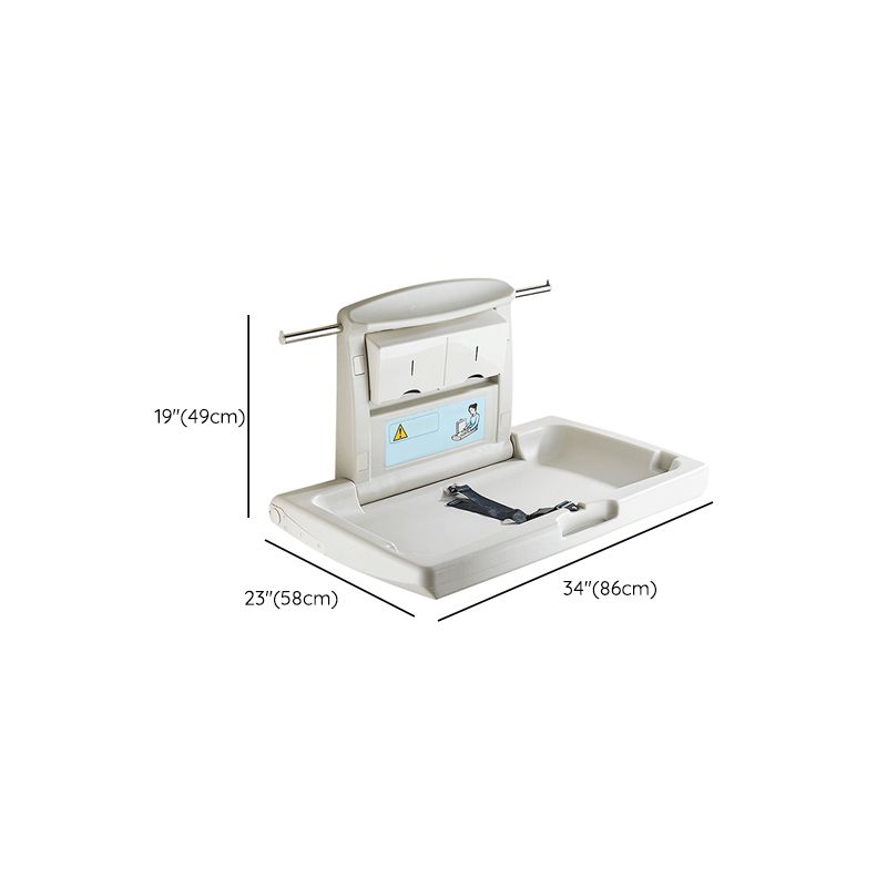 Folding Baby Changing Table Modern Changing Table in Matte Finish