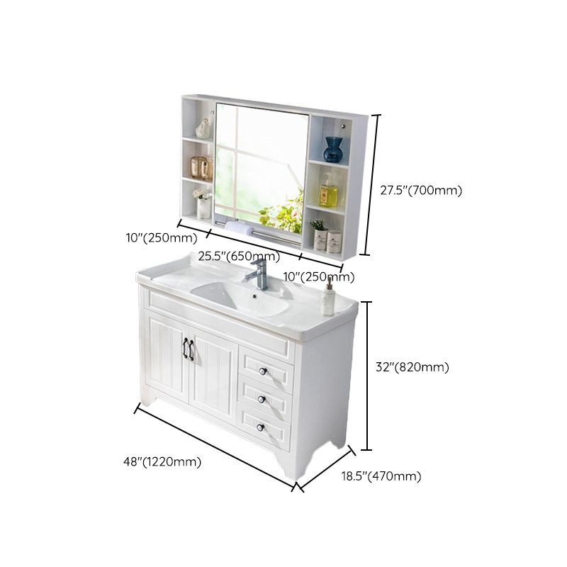 Modern Bathroom Vanity Set Wooden Freestanding Bathroom Vanity Set