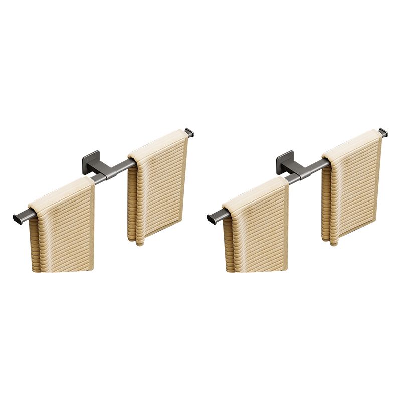 Contemporary Aluminum Bath Hardware Set Towel Bar Bathroom Hardware