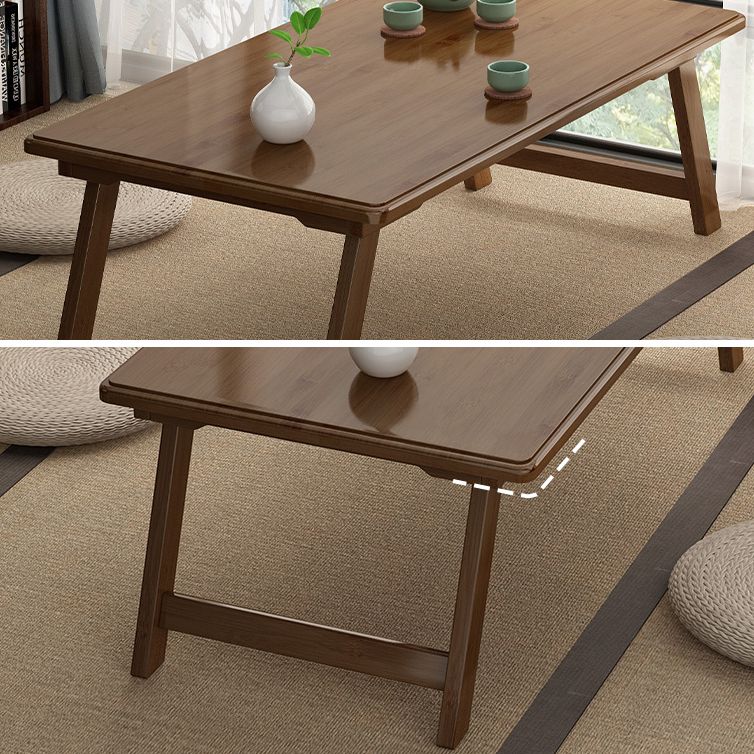 Contemporary Style Engineered Wood Desk Rectangle Folding Desk