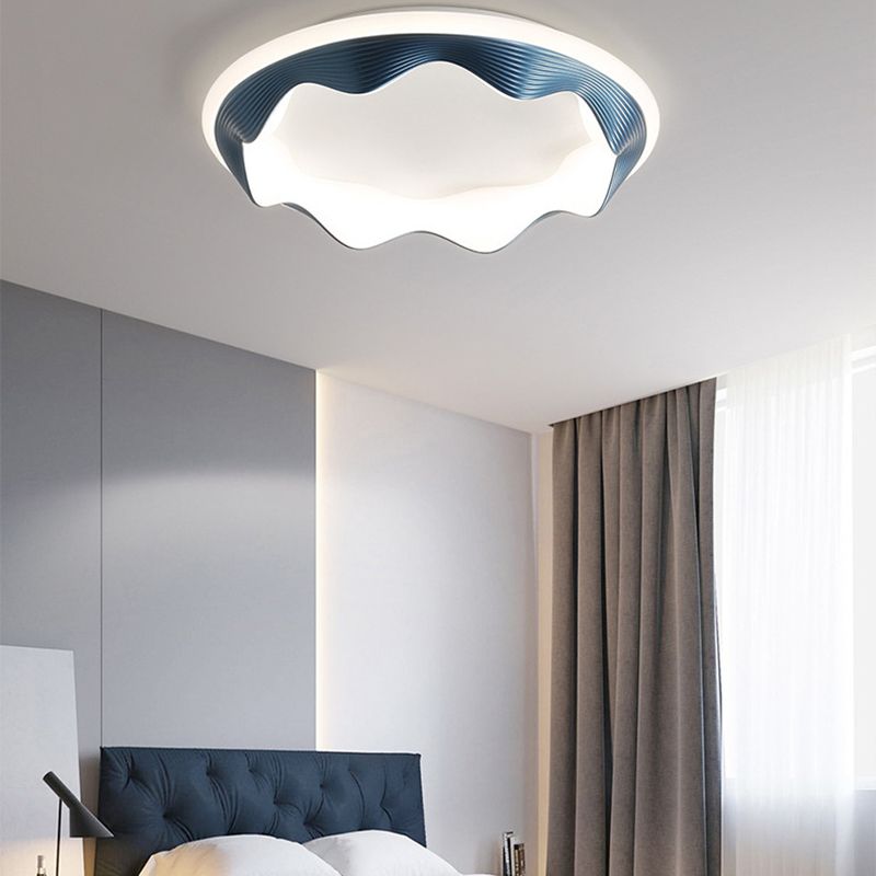 LED Modern Ceiling Light Polish Finish Flush Mount Lighting for Foyer