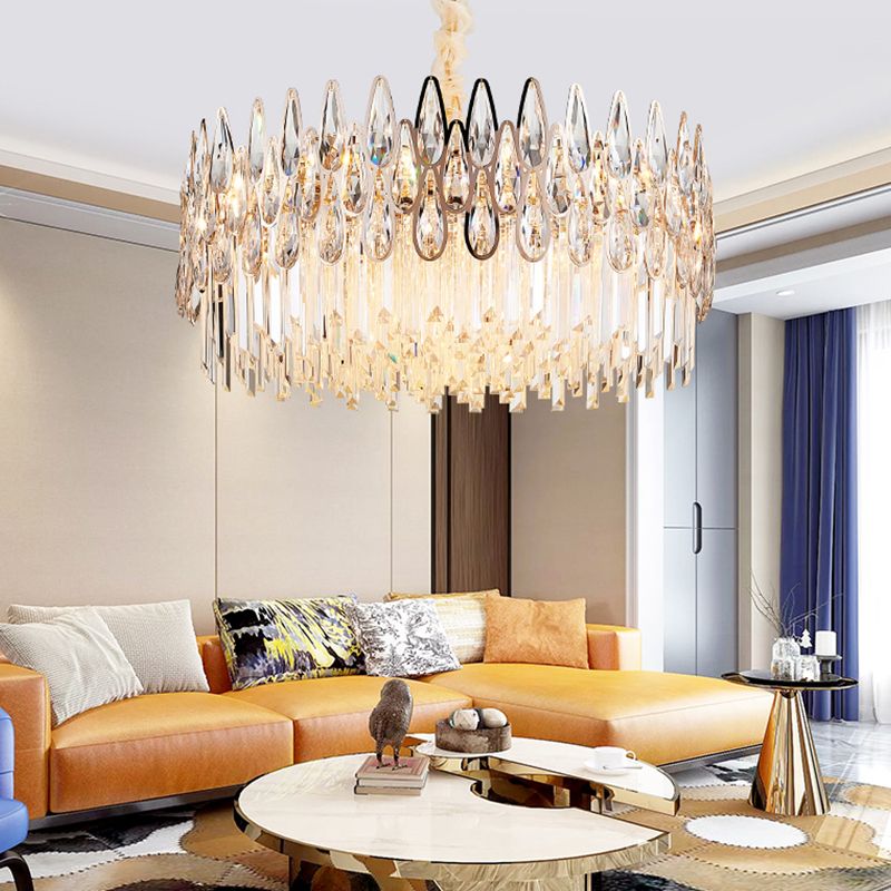 Éclairage de lustre de style moderne