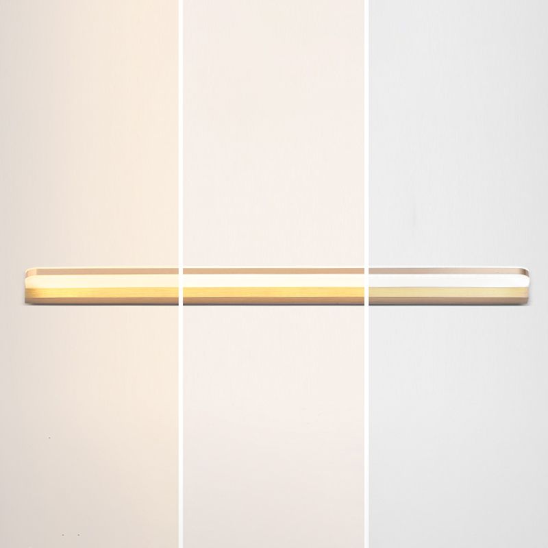 Infrarrojo sensible tocador de baño apliques de aluminio led de pared led moderno lámpara de luz