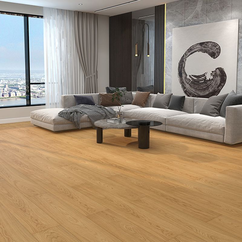 Contemporary Oak Wood Hardwood Flooring Smooth Waterproof Flooring