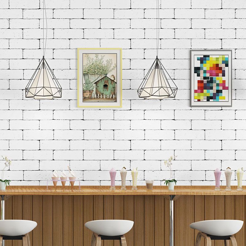 Nostalgic Industrial Wall Decor Brick Non-Pasted Wallpaper, 20.5"W x 33'L