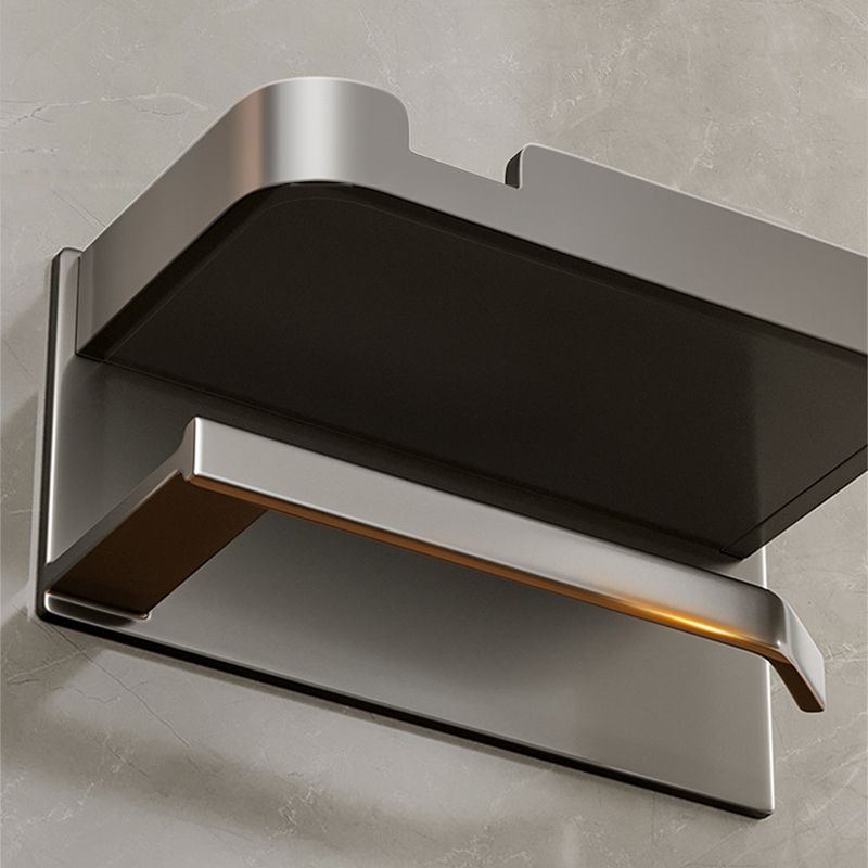 Modern Style Aluminum Single Bathroom Accessory Kit Paper Holder