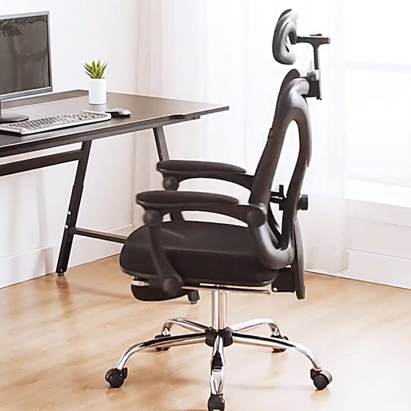 Modern Padded Arms Task Chair Mesh Back Desk Chair for Office