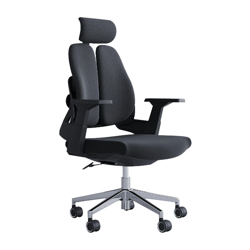 Modern Office Chair with Wheels High-Back Adjustable Arms Mesh Desk Chair