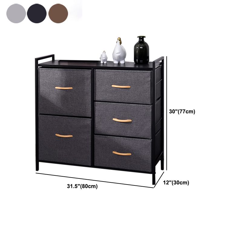 Contemporary Chest with Metal Legs Chest with Drawers for Bedroom