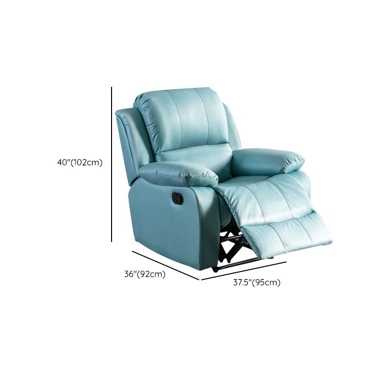 Traditional Standard Recliner Metal Indoor Swiveling Manual-Push Botton