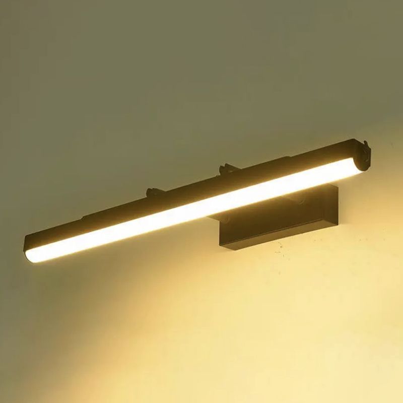 Iluminación de pared de forma lineal lámpara de apliques de metal de estilo moderno 1 para baño