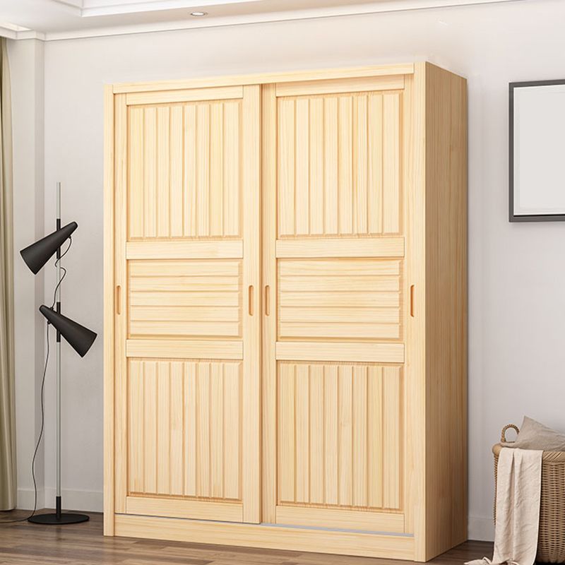 Modern Wardrobe Armoire Solid Wood Wardrobe Closet With Doors