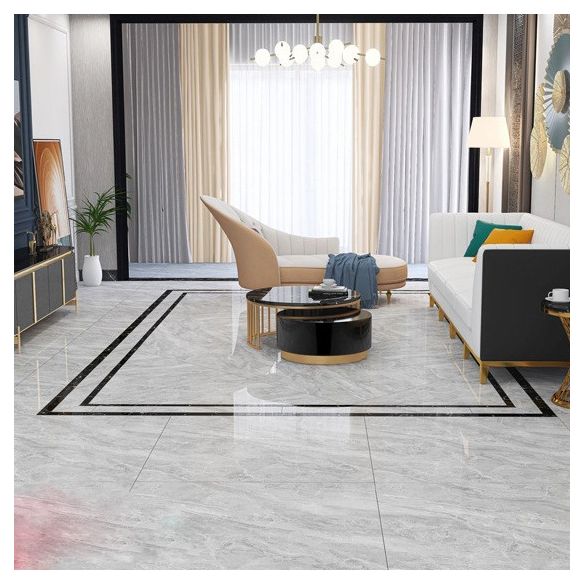 Wall & Floor Tile Marble Print Living Room Porcelain Square Indoor Floor Tile