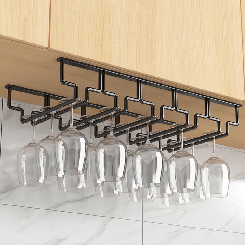 Contemporary Metal Glass & Stemware Holder Hanging Wine Glass Rack