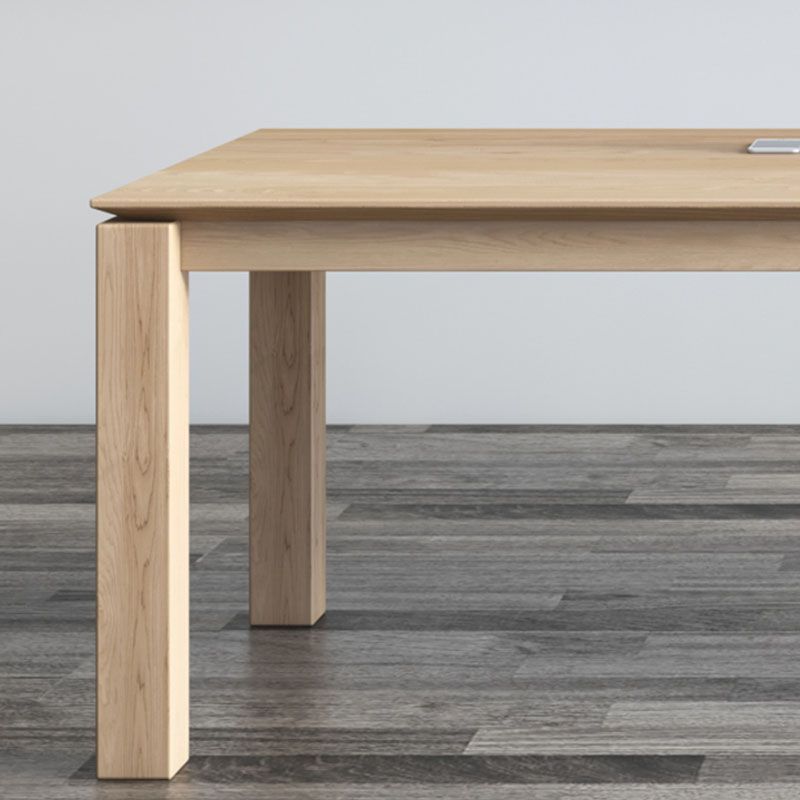 Simple Modern Office Table 30-inch Height Pine Desk for Home