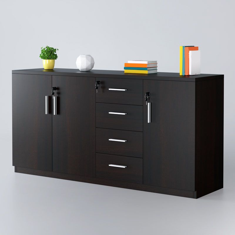 Engineered Wood Cabinet Contemporary File Pedestal File Cabinet