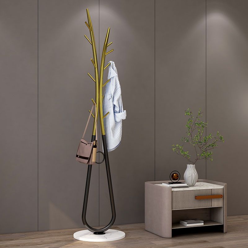 Modern Entryway Kit Metal Free Standing No Distressed Coat Hanger