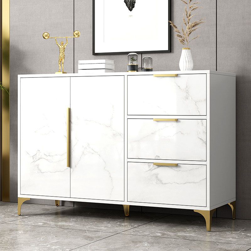 Contemporary Sideboard Engineered Wood Sideboard with Door for Dining Room