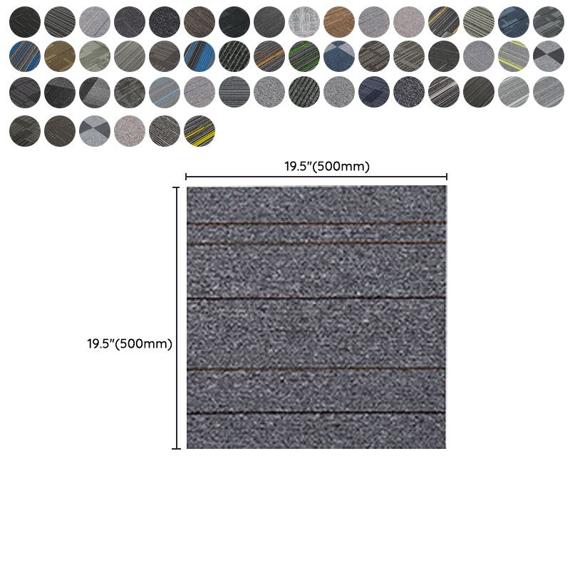 Modern Carpet Tiles Self Adhesive Multi Level Loop Fire Resistant Carpet Tile