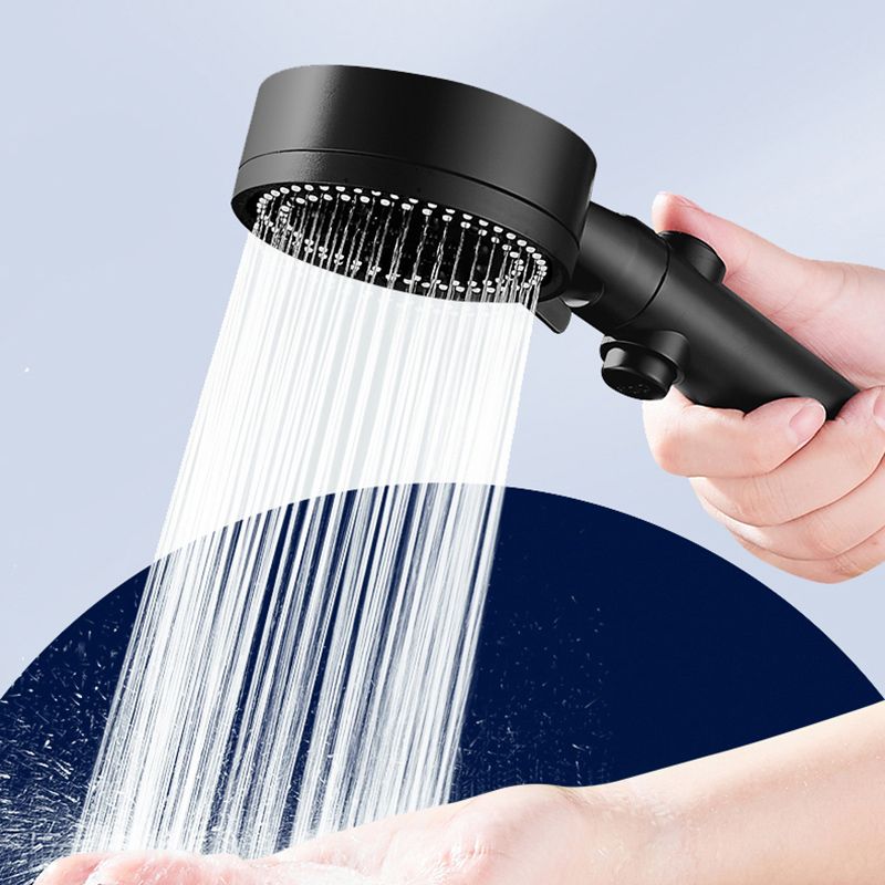 Modern Shower Head Handheld Round Plastic Self-cleaning Shower Head