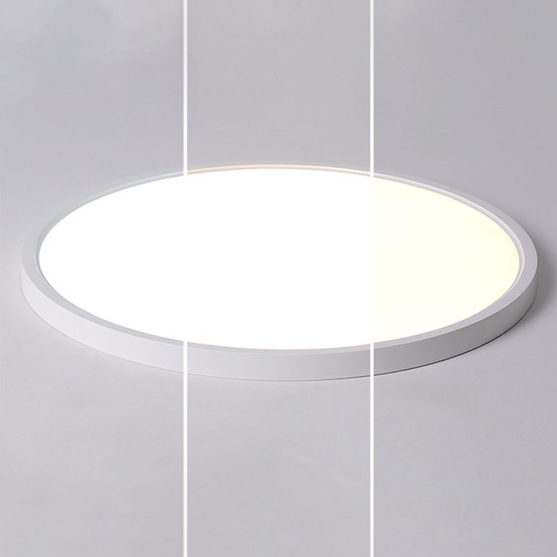 Modern Circular Flush Mount Light Fixtures Acrylic 1 Light Ceiling Lamp