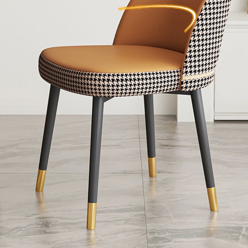 Glam Dining Side Chair Upholstered Side Chair for Dining Room