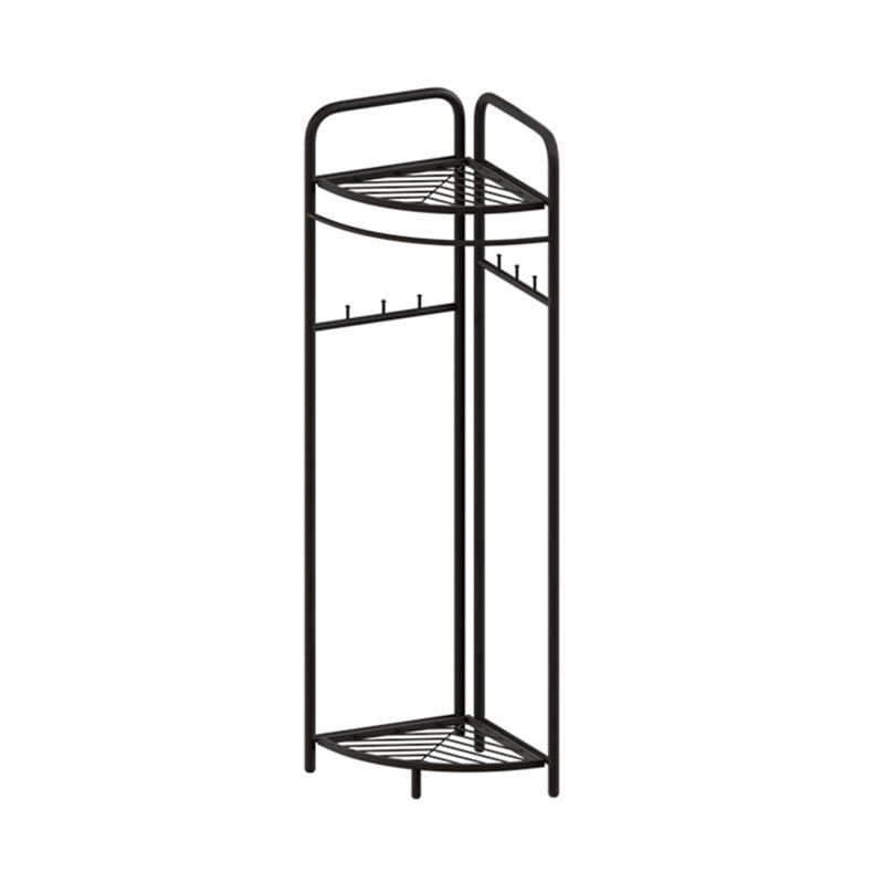 Gorgeous Coat Rack Designer Metal Coat Rack with Storage Shelves