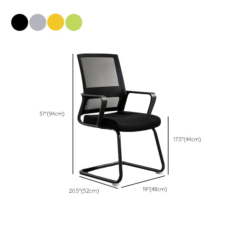 Modern No Wheels Desk Chair No Distressing Ergonomic Office Chair