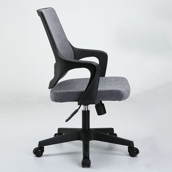 Modern Arm Chair Fixed Arms Adjustable Seat Height Office Chair