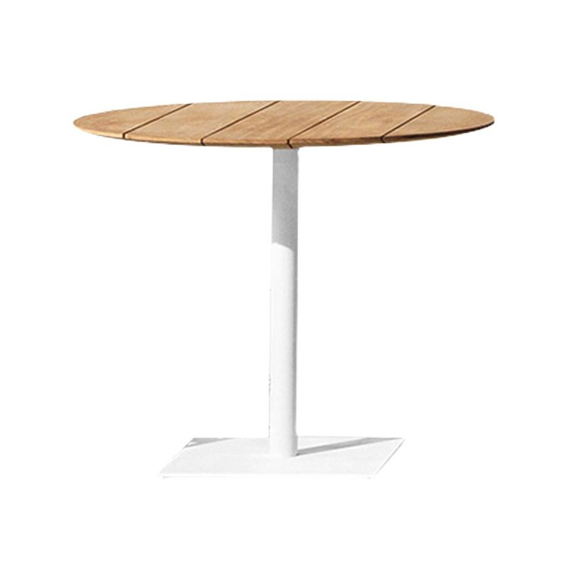 Bistro Table Contemporary Round/Square Table with Metal Frame