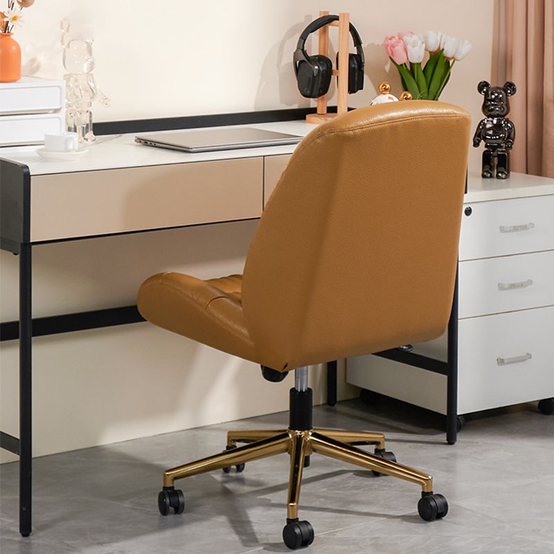 Modern Office Chair Leather Tilt Mechanism No Distressing Ergonomic Chair