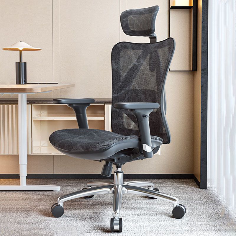 Modern Swivel Chair Adjustable Seat Height Office Chair with Wheels