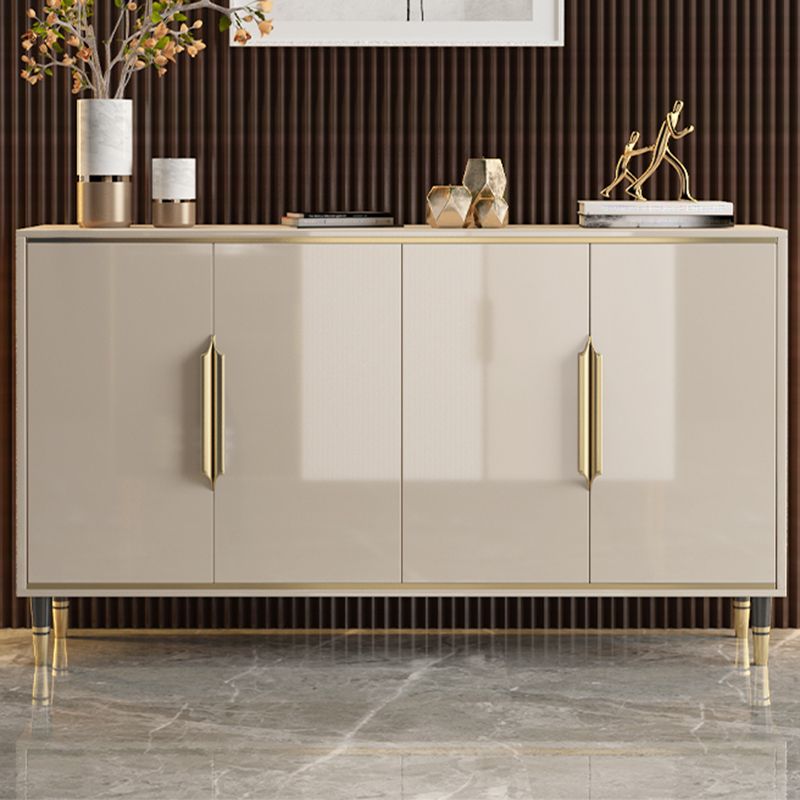 Glam Style Sideboard Door Engineer Wood Sideboard for Dinning Room