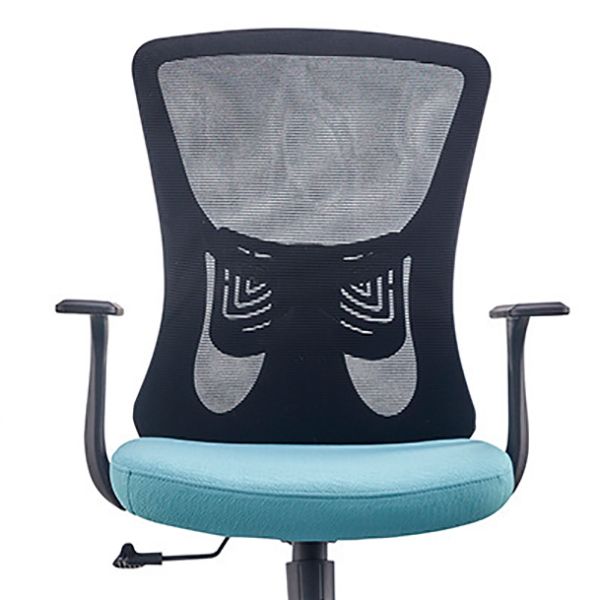 Modern Fixed Arms Office Chair Adjustable Seat Height No Distressing Ergonomic Desk Chair