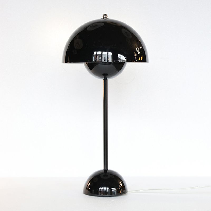 Dome Bedroom Table Lamp Metal Minimalist Style Night Table Lamp