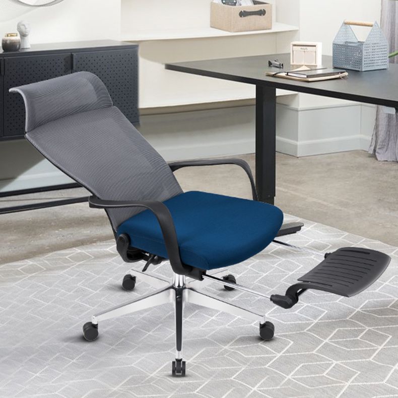 Modern Pillow Included Chair with Wheels High-Back Mesh Desk Chair