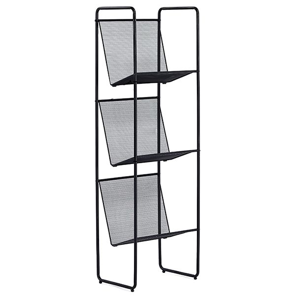 11.42"W Bookshelf Contemporary Style Bookcase for Study Room and Office