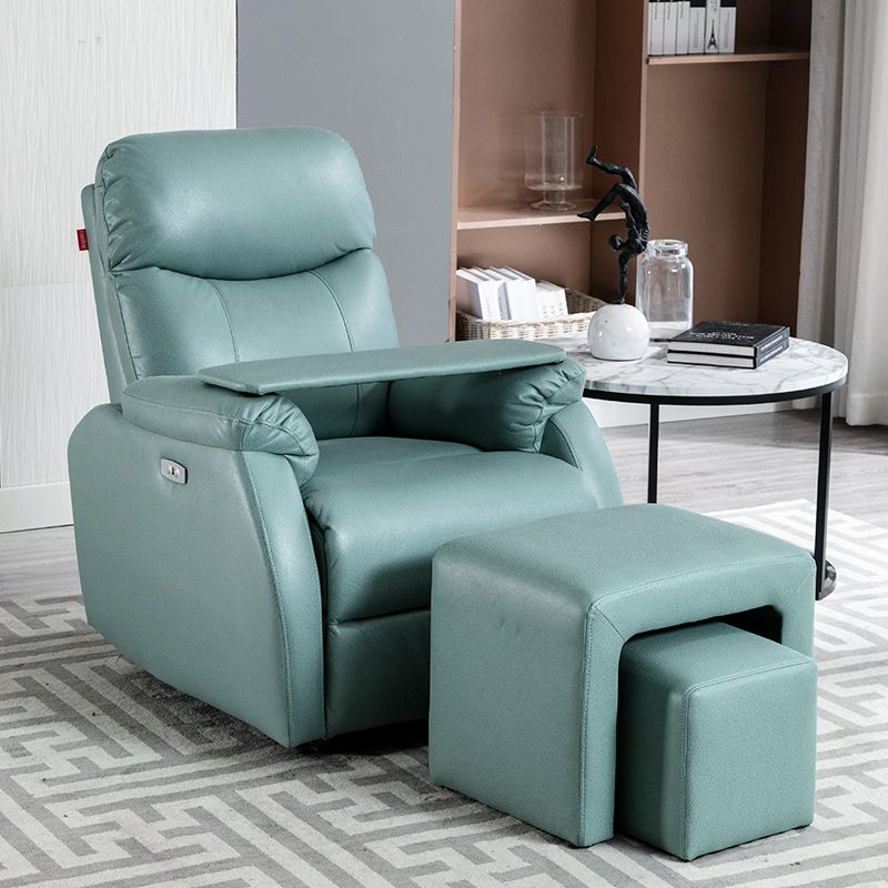 Faux Leather Home Theater Recliner Modern Standard Recliner for Theater