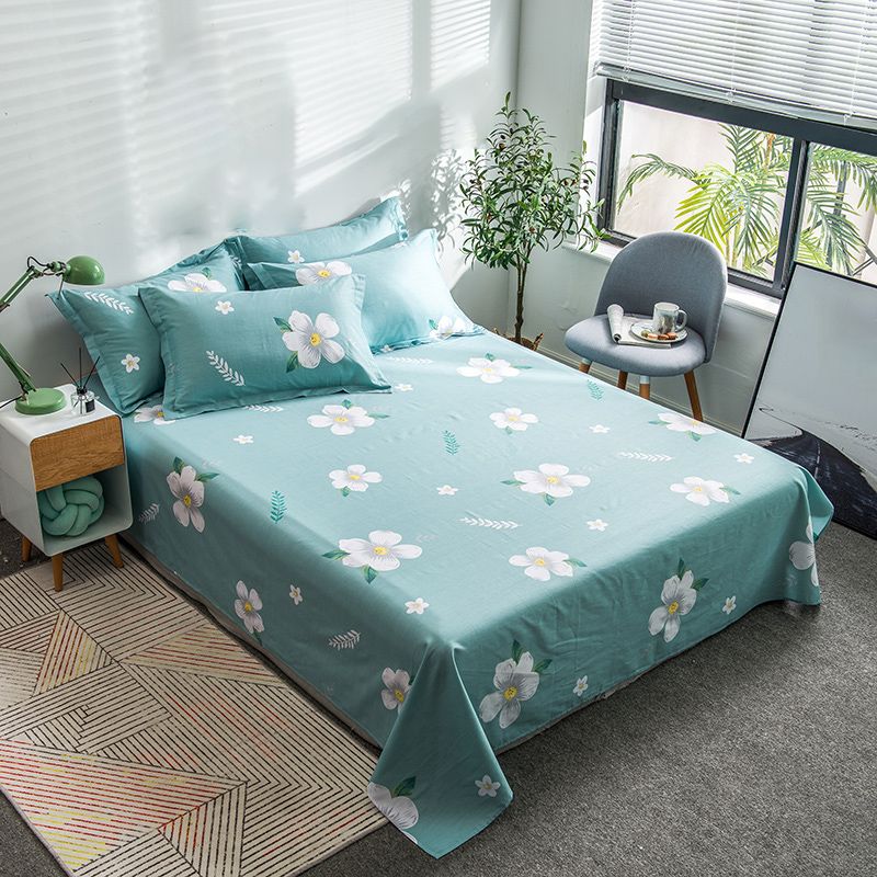 Cotton Fitted Sheet One Piece Summer Style Bedroom Simple Bed Sheet