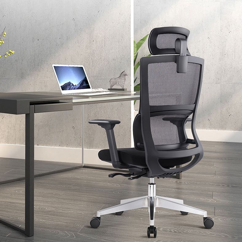 Executive Mid Back Office Chair Tilt Mechanism with Headrest Office Chair