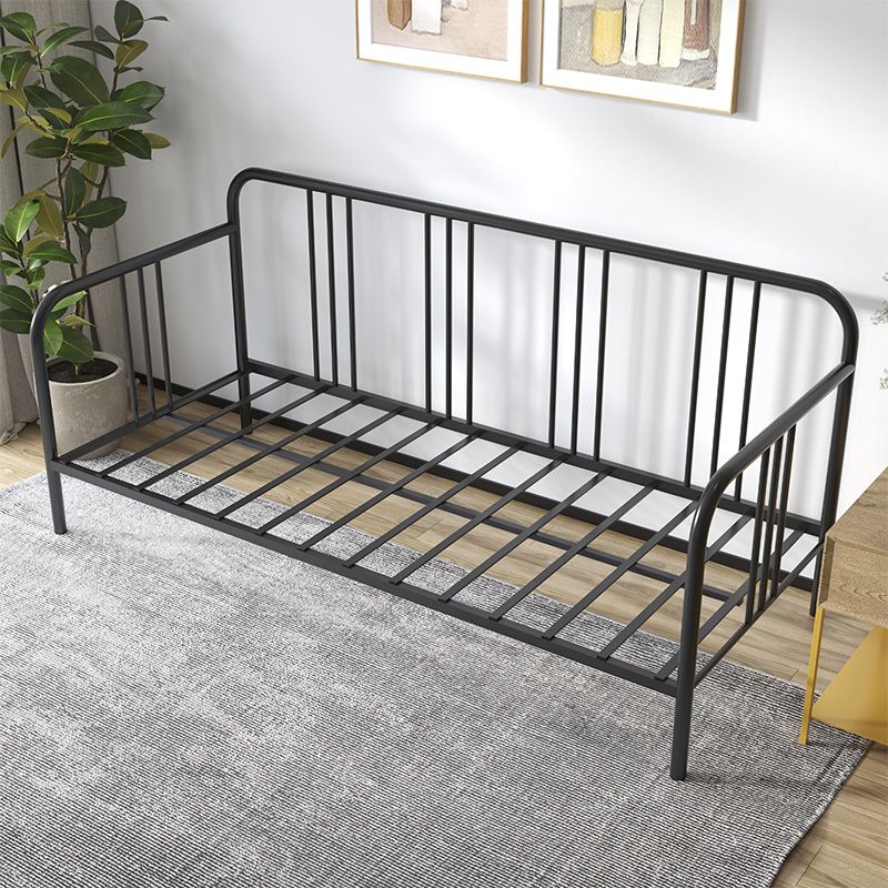 Scandinavian No Theme Kid Bed Metal Frame Solid Color Daybed