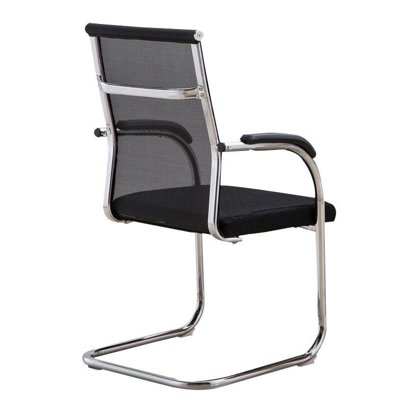 Ergonomic Computer Chair with Metal Frame Microfiber Contemporary Office Chair