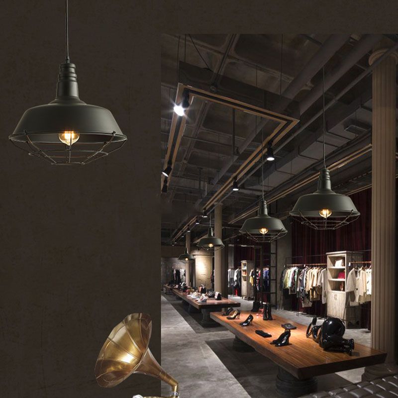 1 Cipante a soffitto leggero Creative Industrial Style Metal Cioncant per il ristorante