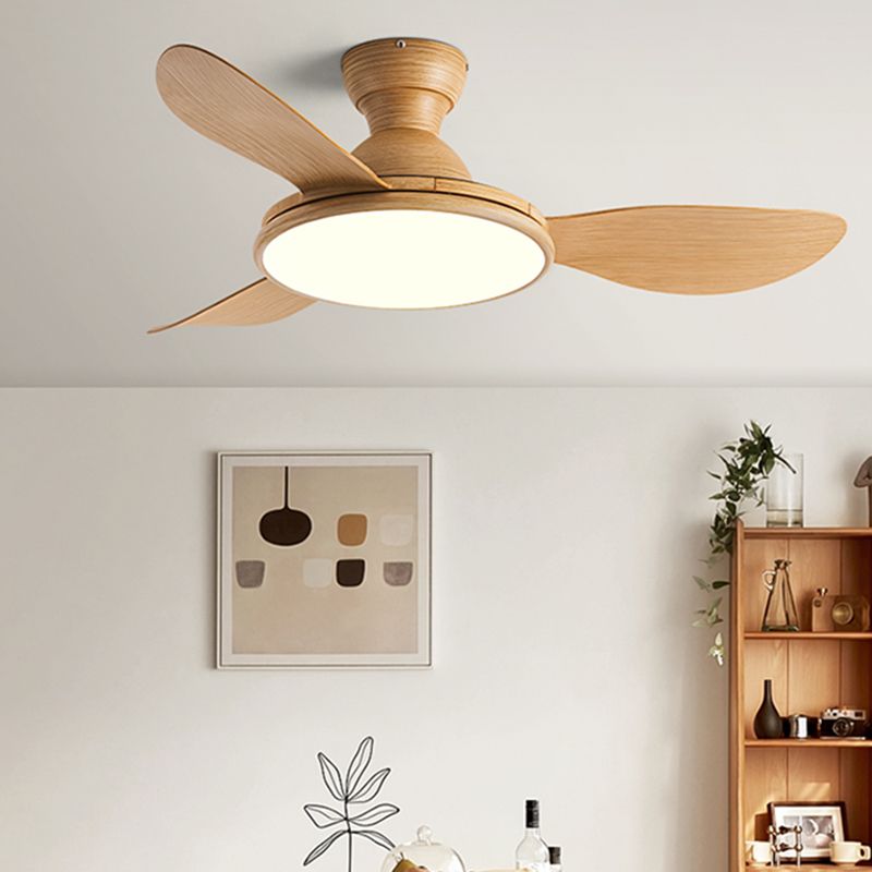 Nordic Style LED Ceiling Fan 42" Fan Lighting for Living Room